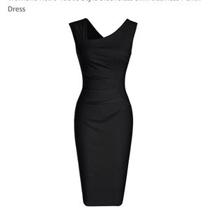 Never worn vintage look black dress